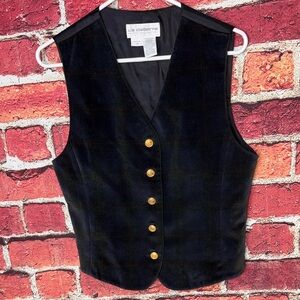 Vintage Liz Claiborne Petite Collection Plaid Vest – Size Petite 10